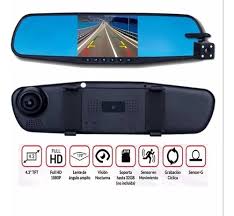 RETROVISOR CON 2 CAMARAS INFRAROJAS Y GRABADOR - EXTREME